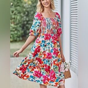 Floral Multicolor Dress
